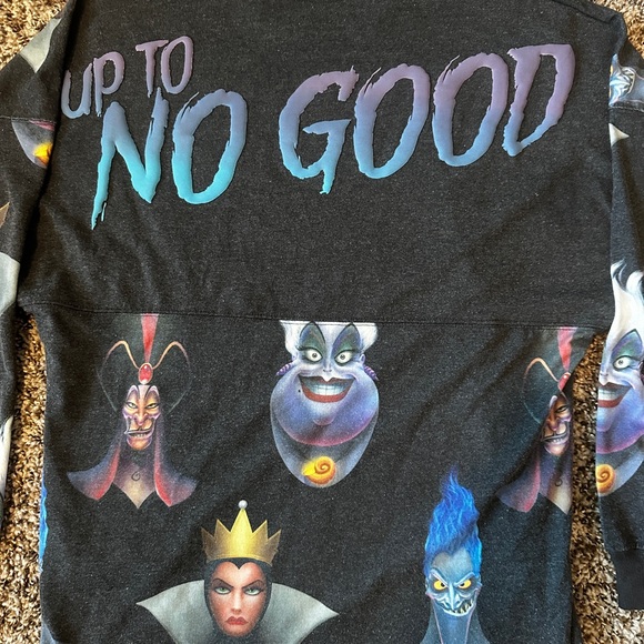 Disney Black Villains Graphic spirit jersey up to no good XS - Picture 2 of 6